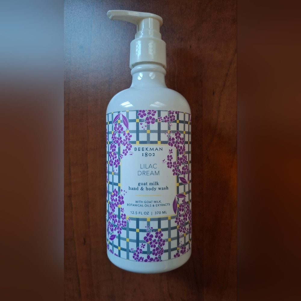 NEW BEEKMAN 1802 Lilac Dream Goat Milk Hand And Body Wash 24 Fl. Oz. With Pump